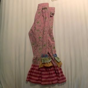 Matilda Jane- patterned pants- size 8